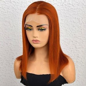 13*4 Lace Front 180% Density Long Straight Human Hair Wig 16’